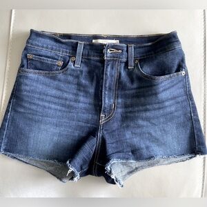 High Rise Levi's Jean Shorts